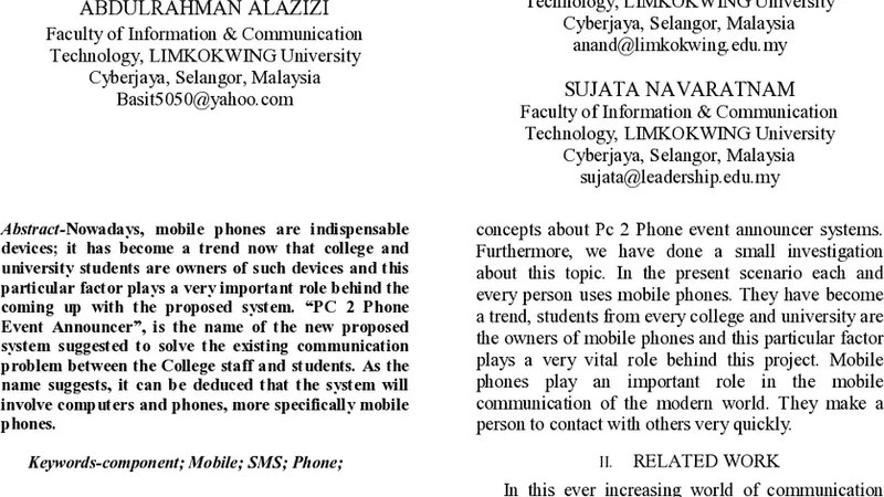 PC 2 Phone Event Announcer