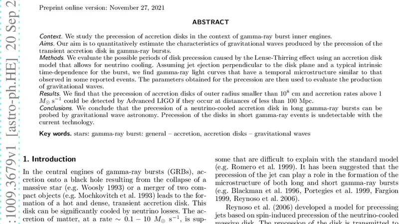 Gravitational radiation from precessing accretion disks in gamma-ray   bursts