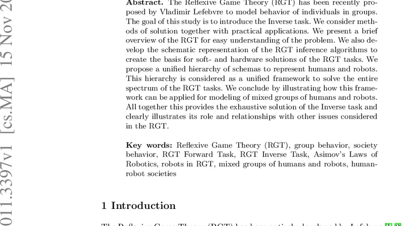 The Inverse Task of the Reflexive Game Theory: Theoretical Matters,   Practical Applications and Relationship with Other Issues