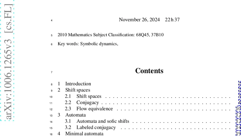 자동기와 기호역학의 연결고리