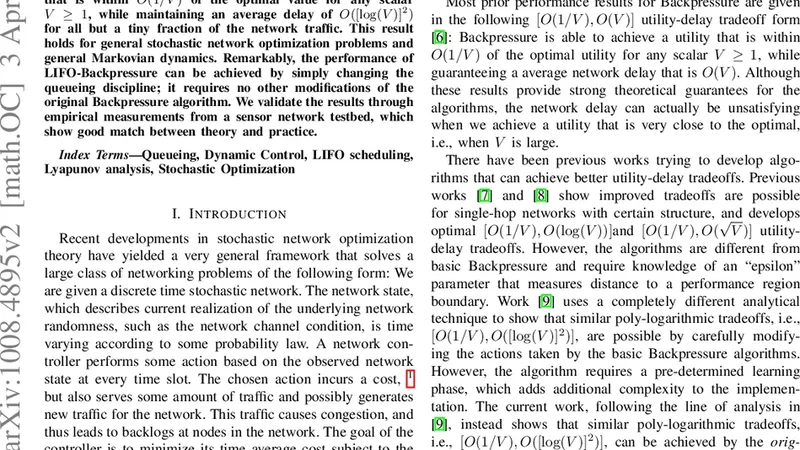 LIFO-Backpressure Achieves Near Optimal Utility-Delay Tradeoff