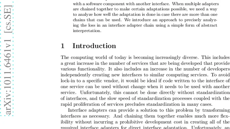 Precisely Analyzing Loss in Interface Adapter Chains