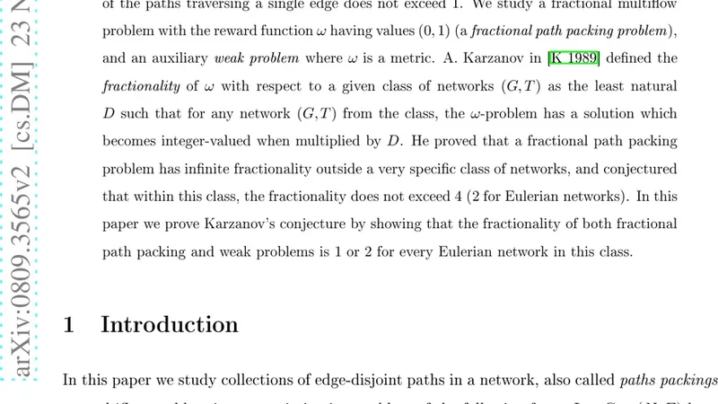 On fractionality of the path packing problem
