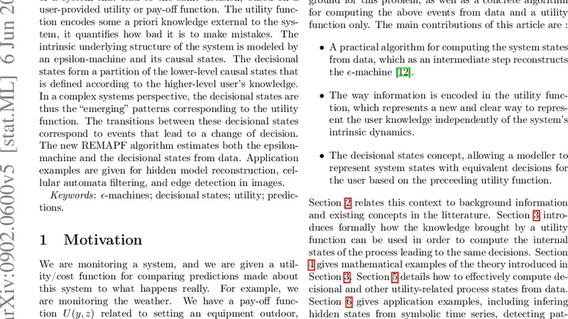 Reconstruction of Epsilon-Machines in Predictive Frameworks and   Decisional States