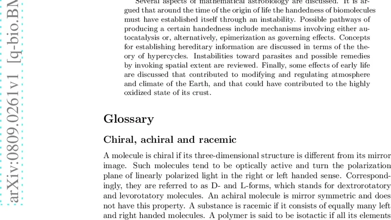Nonlinear aspects of astrobiological research