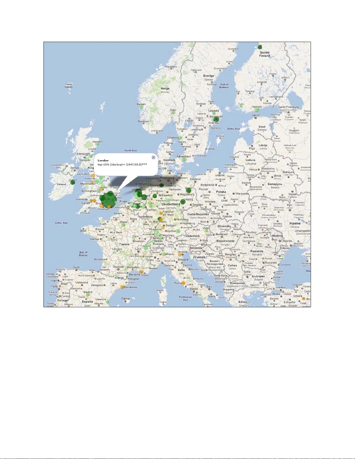 심리학 연구 최강 도시 지도: 고인용 논문 비율 분석