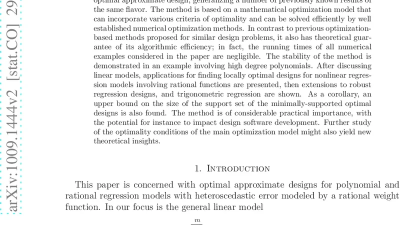 Optimal designs for rational function regression