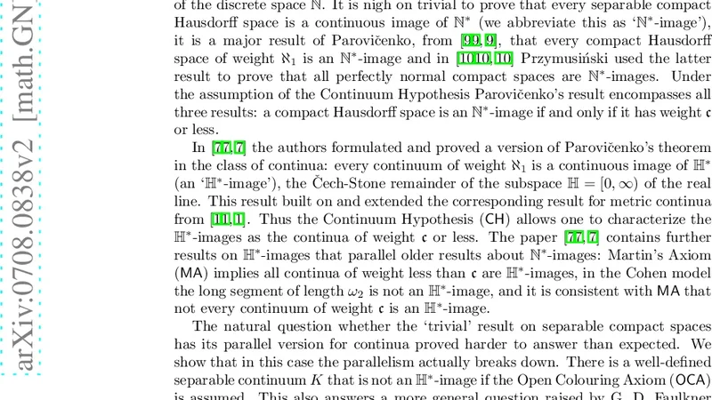 A separable non-remainder of H