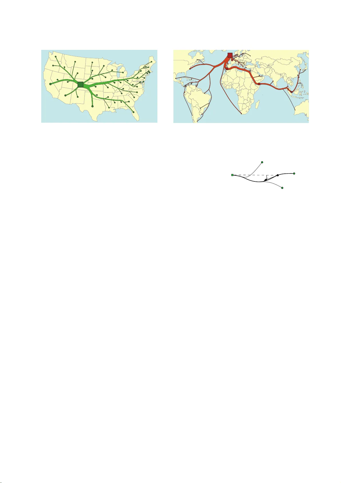 각도 제한 스테인러리 아보레센스를 이용한 흐름지도 레이아웃