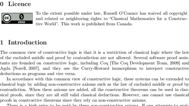 Classical Mathematics for a Constructive World
