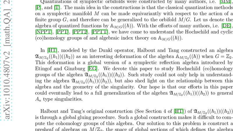 Hochschild (co)homology of the Dunkl operator quantization of   $Z_2$-singularity