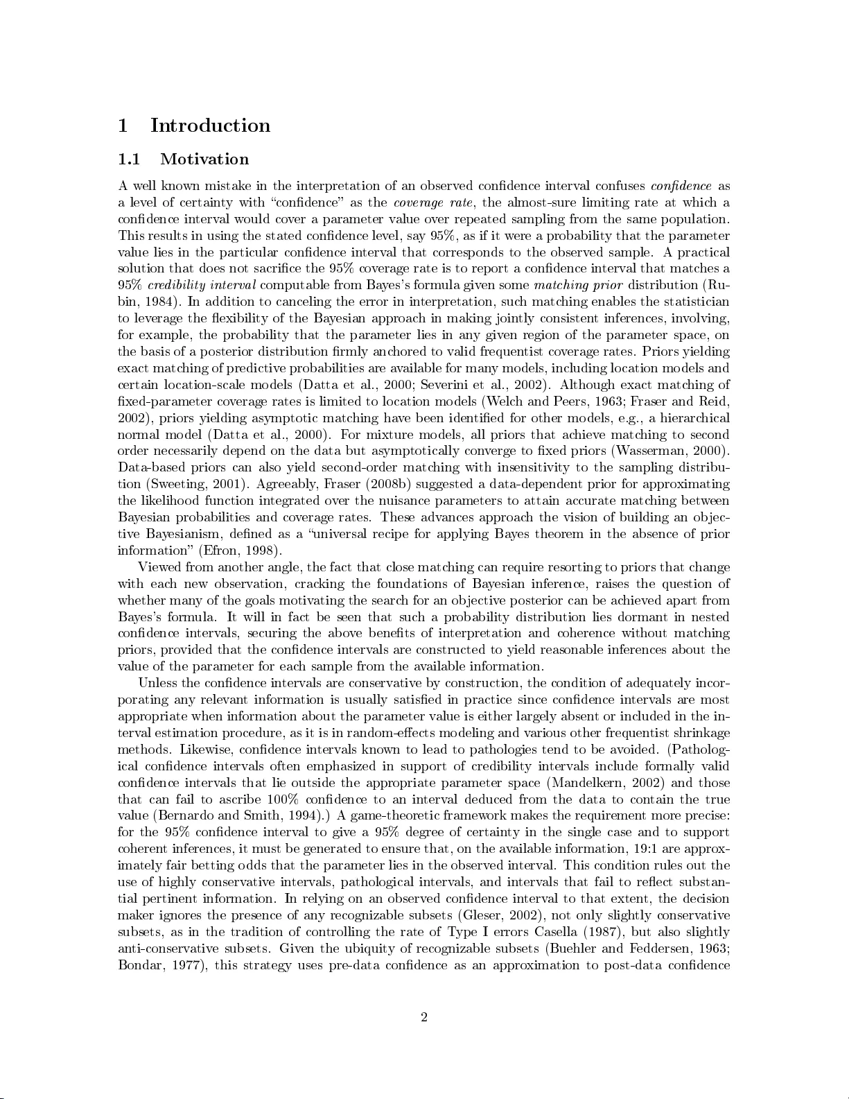 Coherent frequentism