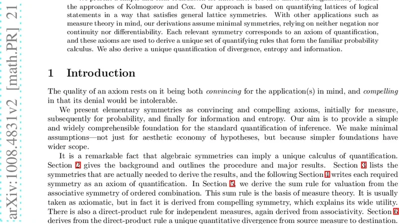 Foundations of Inference
