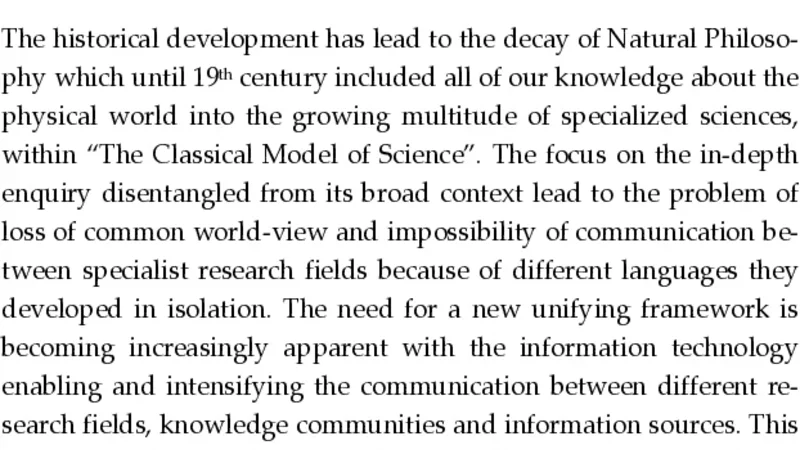 정보계산주의: 통합 지식 네트워크를 위한 새로운 철학적 프레임워크