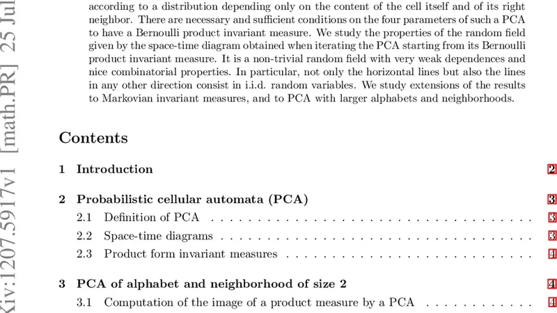 Probabilistic cellular automata and random fields with i.i.d. directions
