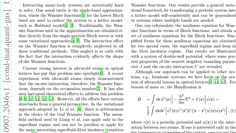 Self-consistent Single-band Approximation for Interacting Boson Systems