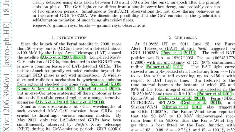 Fermi Large Area Telescope observations of GRB 110625A