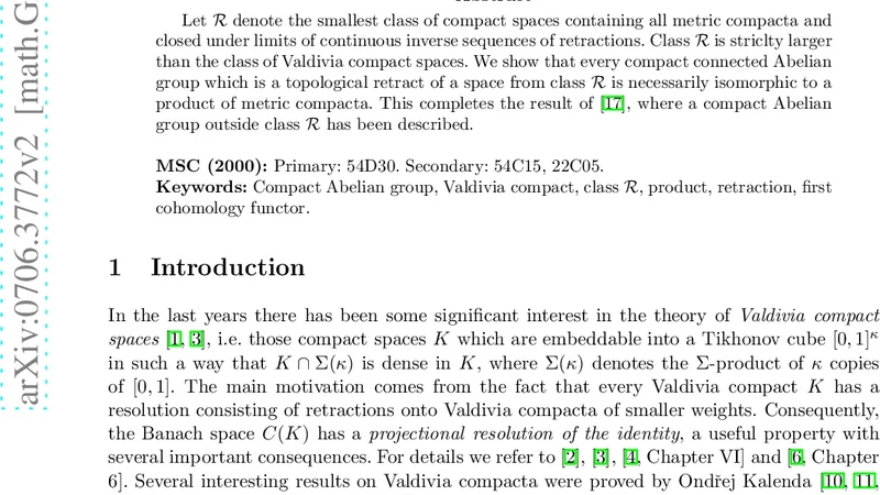 발디비아 콤팩트 아벨 군