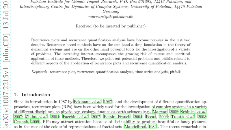 How to avoid potential pitfalls in recurrence plot based data analysis