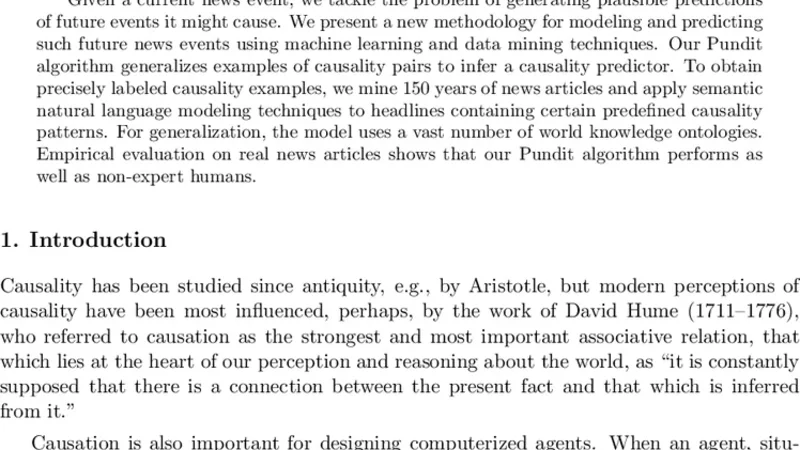 미래 뉴스 예측을 위한 학습 모델