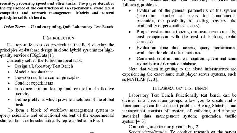 Virtual Laboratories in Cloud Infrastructure of Educational Institutions