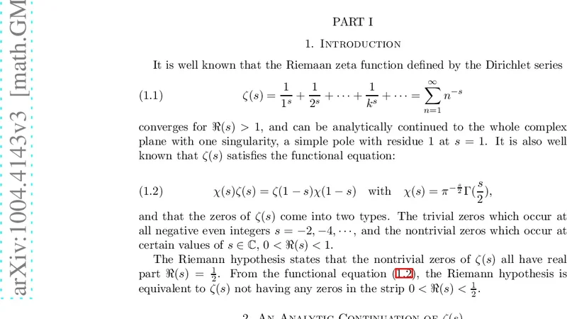 On the zeros of the Riemann Zeta function
