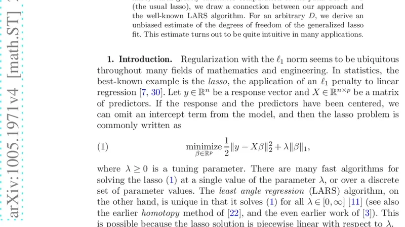 The solution path of the generalized lasso