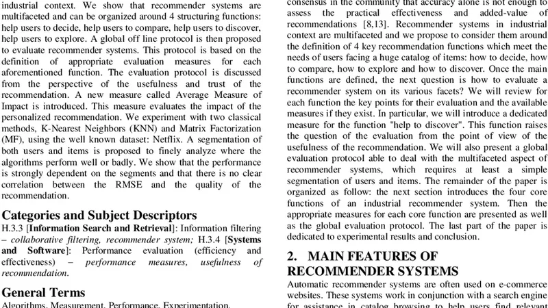 추천 시스템 평가를 위한 새로운 프로토콜