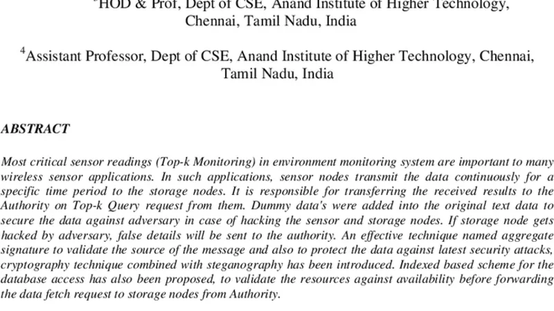 Environment Based Secure Transfer of Data in Wireless Sensor Networks