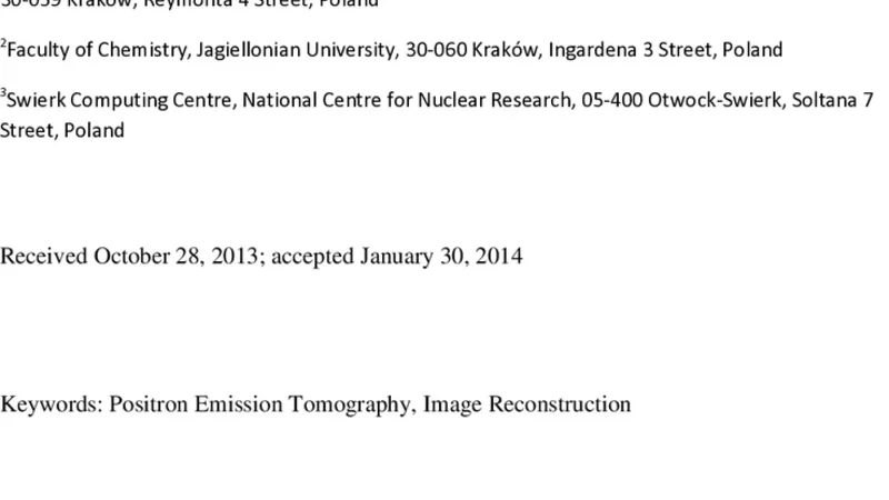 3D PET image reconstruction based on Maximum Likelihood Estimation   Method (MLEM) algorithm