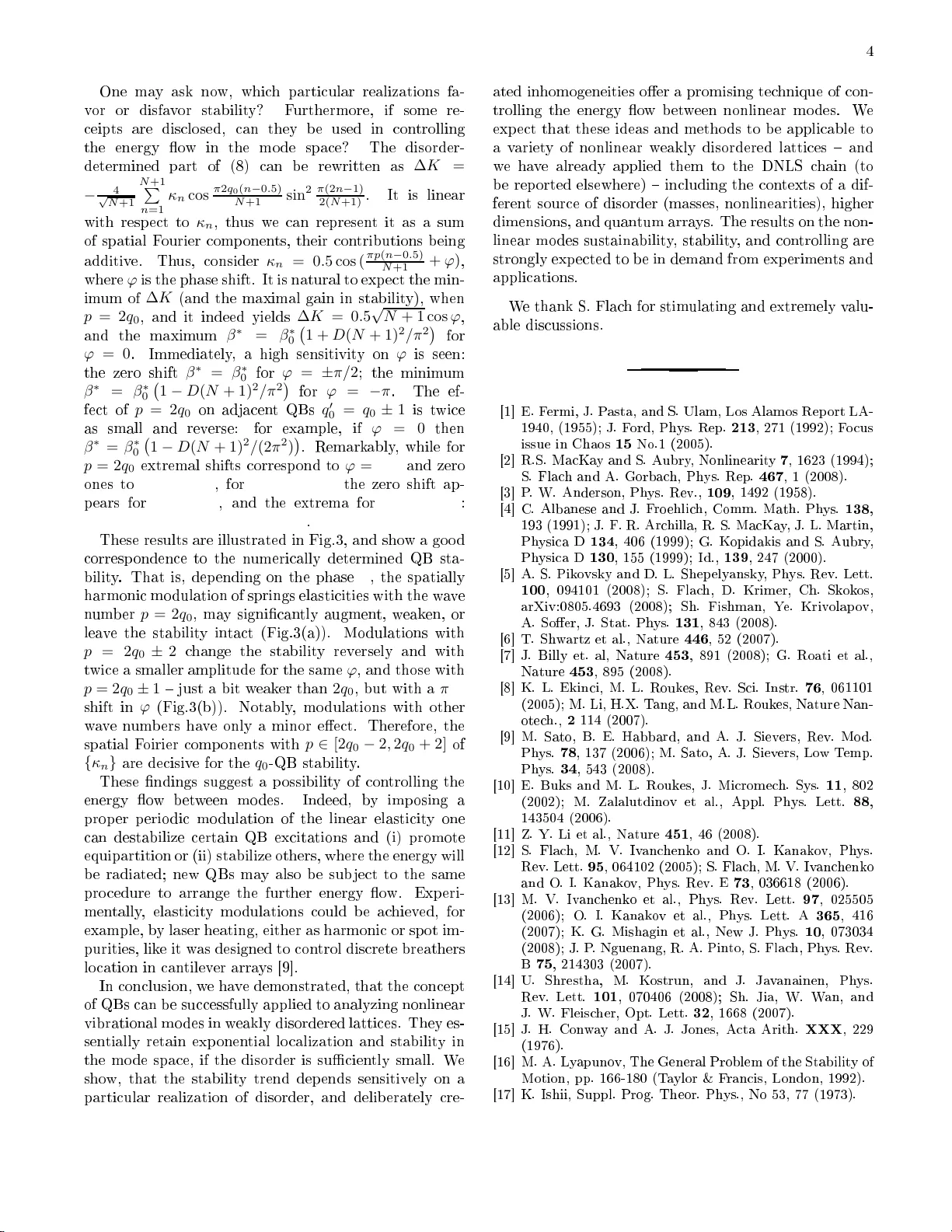 $q$-Breathers in finite lattices: nonlinearity and weak disorder