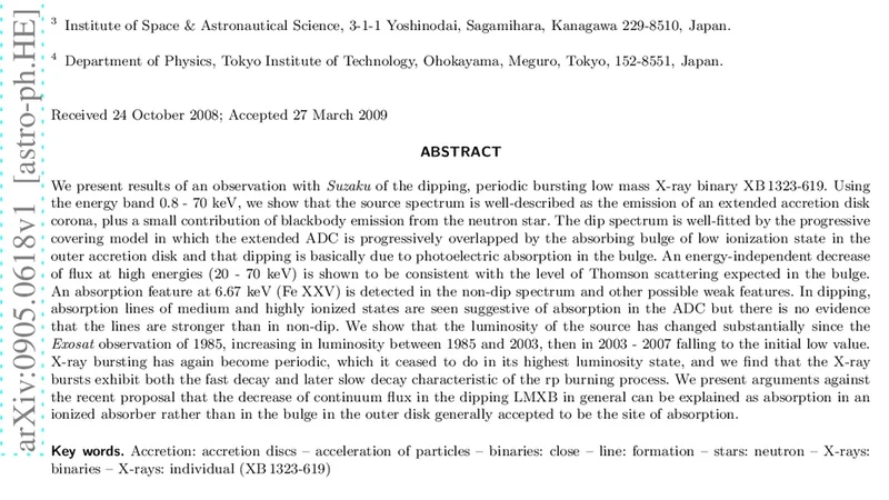Neutral absorber dips in the periodic burster LMXB XB 1323-619 from   Suzaku