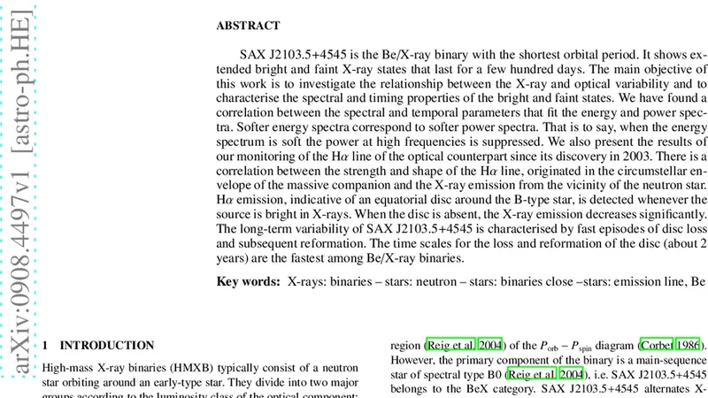 Correlated optical/X-ray variability in the high-mass X-ray binary SAX   J2103.5+4545
