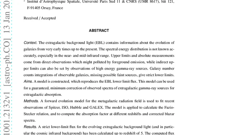 A Lower-Limit Flux for the Extragalactic Background Light