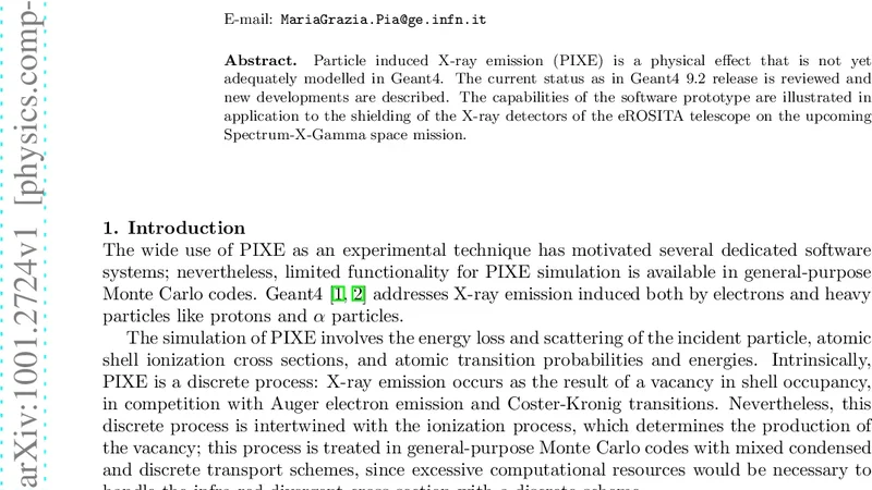 New models for PIXE simulation with Geant4