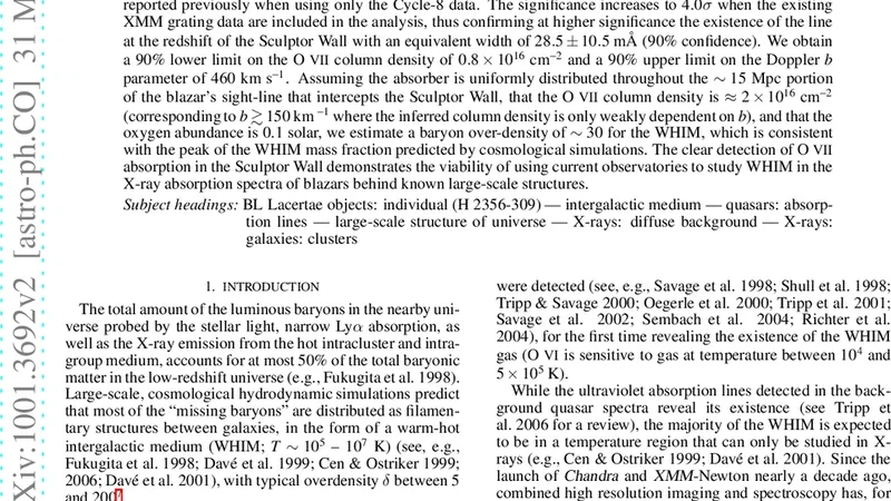 Confirmation of X-Ray Absorption by WHIM in the Sculptor Wall