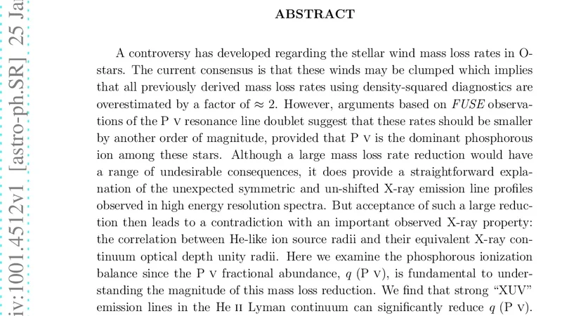 The Importance of XUV Radiation as a Solution to the P V Mass Loss Rate   Discrepancy in O-Stars