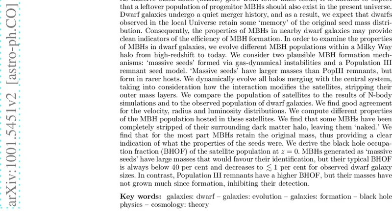 Massive black holes lurking in Milky Way satellites