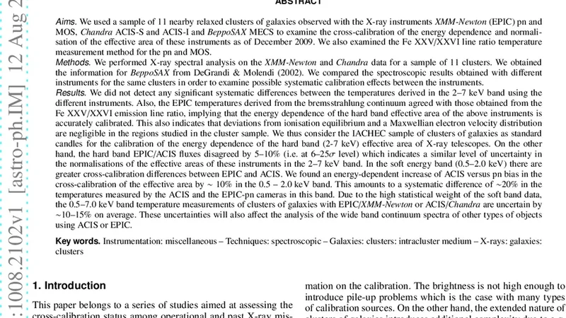 Cross-calibrating X-ray detectors with clusters of galaxies: an IACHEC   study