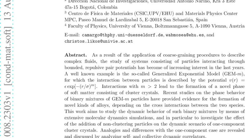 Dynamics in binary cluster crystals