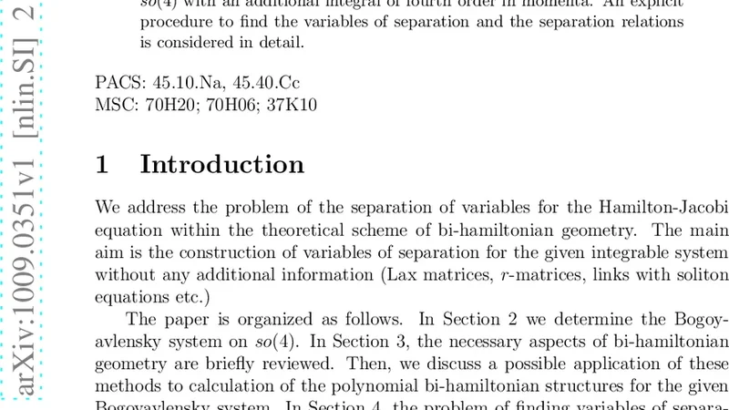 On the bi-Hamiltonian structure of Bogoyavlensky system on $so(4)$