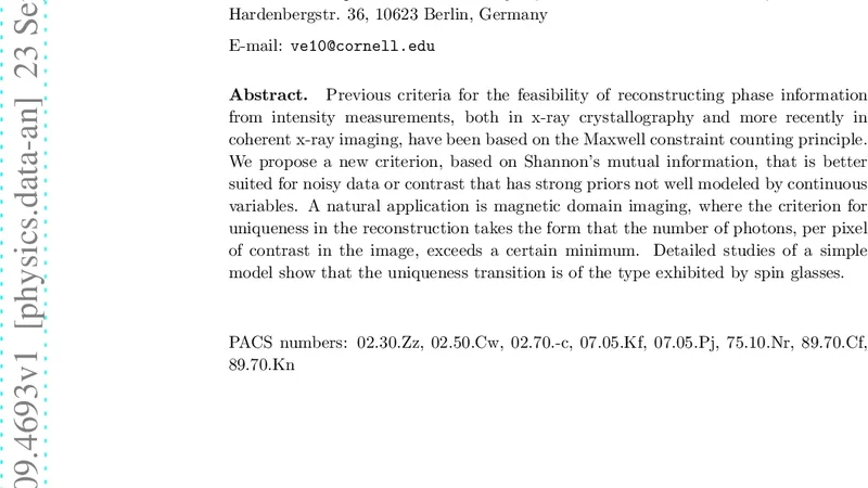 Uniqueness transition in noisy phase retrieval