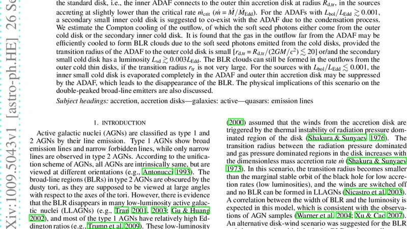 On the disappearance of broad-line region in low-luminosity active   galactic nuclei: the role of the outflows from advection dominated accretion   flows