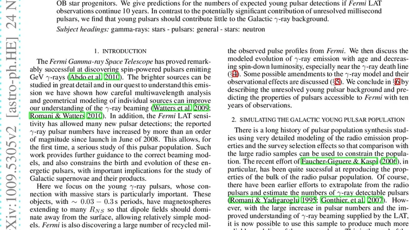 The Galactic Population of Young Gamma-ray Pulsars