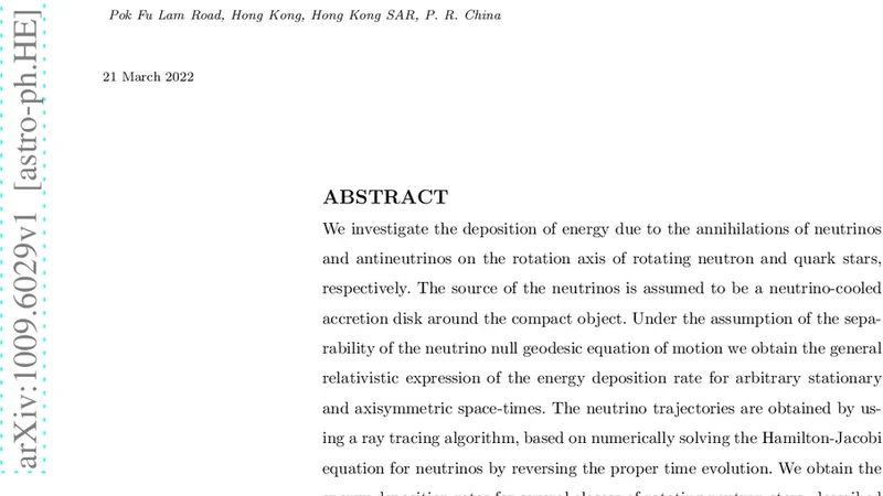 Electron-positron energy deposition rate from neutrino pair annihilation   on the rotation axis of neutron and quark stars