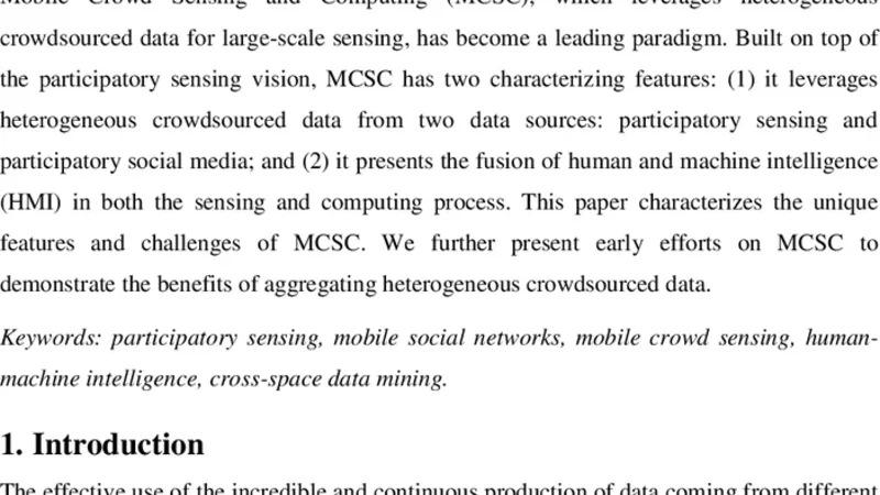Mobile Crowd Sensing and Computing: When Participatory Sensing Meets   Participatory Social Media