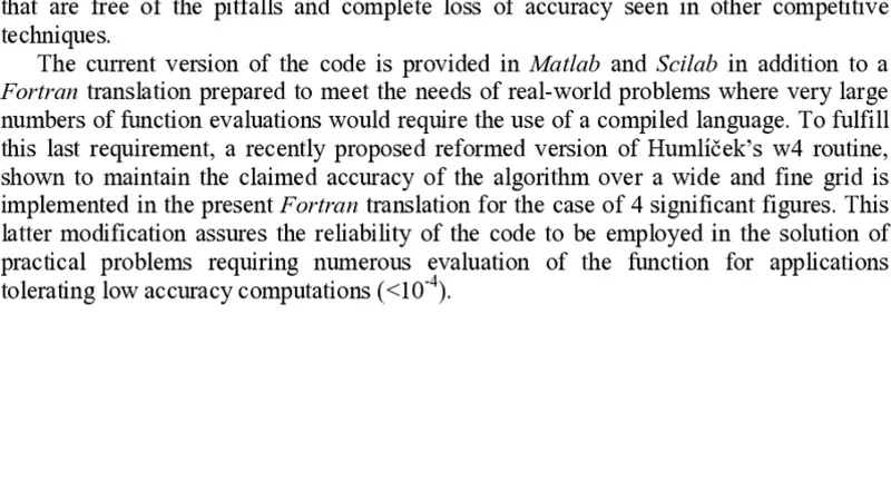 Remark on 'Algorithm 916: Computing the Faddeyeva and Voigt functions':   Efficiency Improvements and Fortran Translation