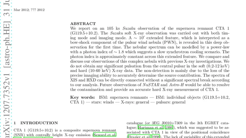 Investigation of CTA 1 with Suzaku Observation
