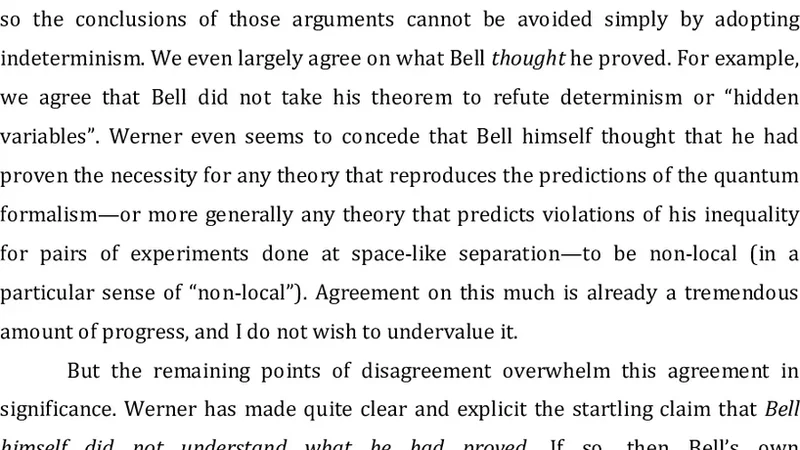 베르너에 대한 답변