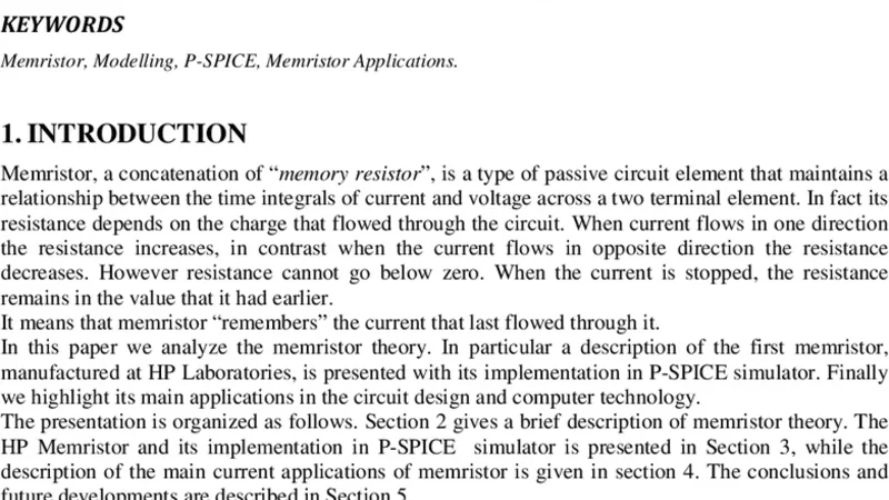 메모리스트의 혁신적 활용과 미래 전망